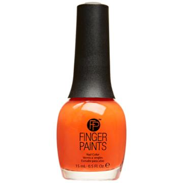 Fingerpaints Nail Color Orange Hue Serious