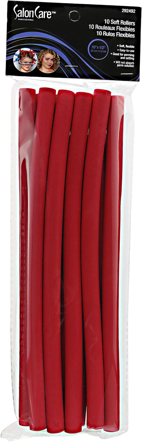 Salon Care Soft Rollers 10 Pack 7/16 Inch