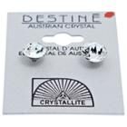 Crystallite Destine Double Diamond Cut Earrings