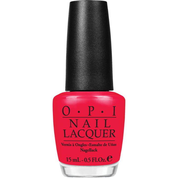 Opi Nail Lacquer Red Lights Ahead...where?