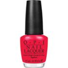 Opi Nail Lacquer Red Lights Ahead...where?