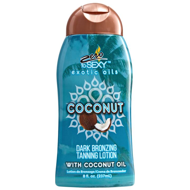 Zero To Sexy Coconut Dark Bronzing Tanning Lotion