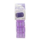 Conair Professional Violet And Silver 1-1/2 Inch Gentle Style Self Grip Rollers 5 Pack