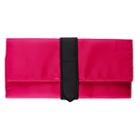 Face Secrets Pink Brush Roll Cosmetic Bag