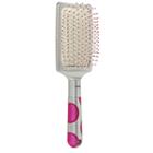 Plugged In Pink Dot Paddle Brush