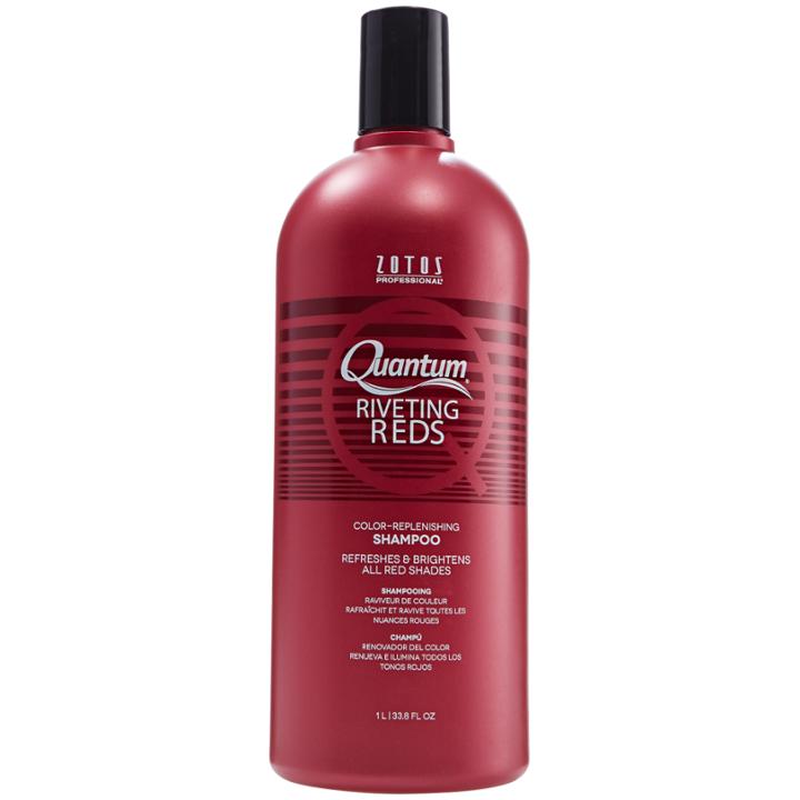 Quantum Riveting Reds Color Replenishing Shampoo