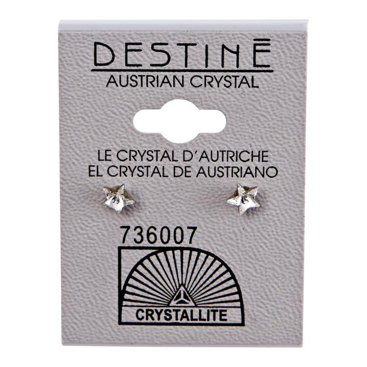 Crystallite Destine Star Earrings 5mm