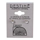 Crystallite Destine Star Earrings 5mm
