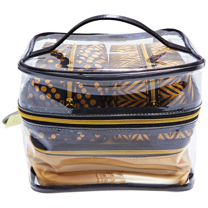 Face Secrets 4-piece Holiday Cosmetic Bag Set
