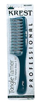 Krest Teal Tangle Tamer Curved Tooth Detangler