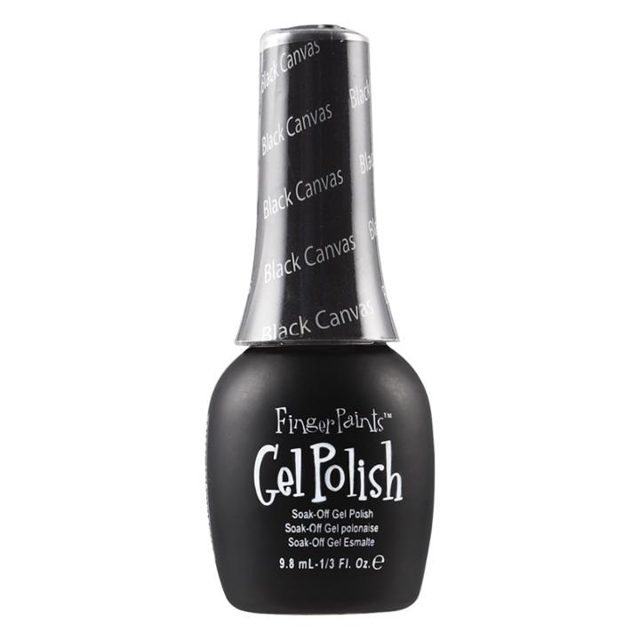 Fingerpaints Gel Polish Black Canvas