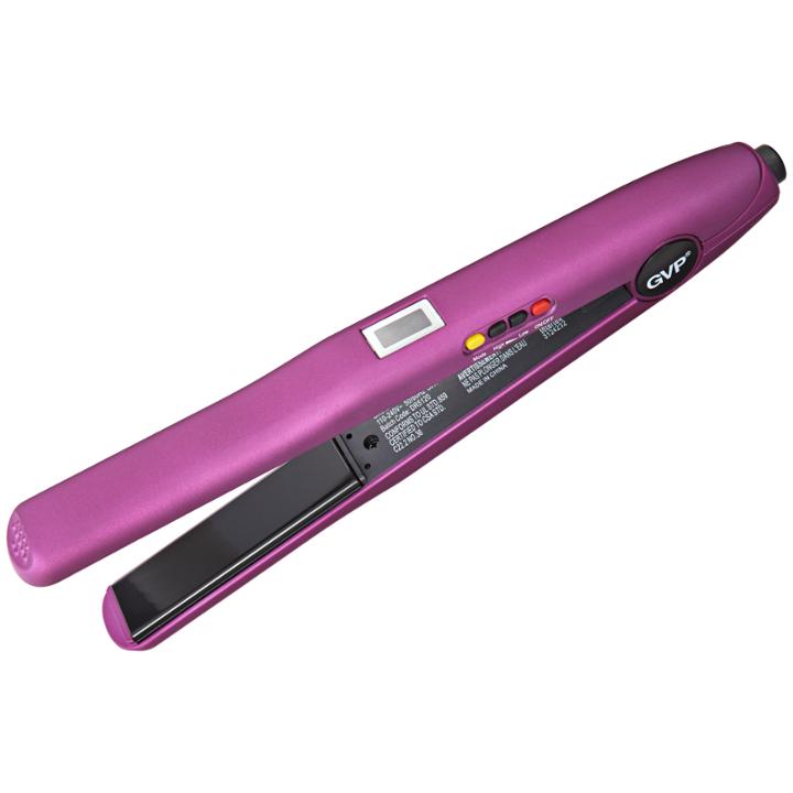 Generic Value Products Digital Flat Iron Metallic Soft Touch Purple