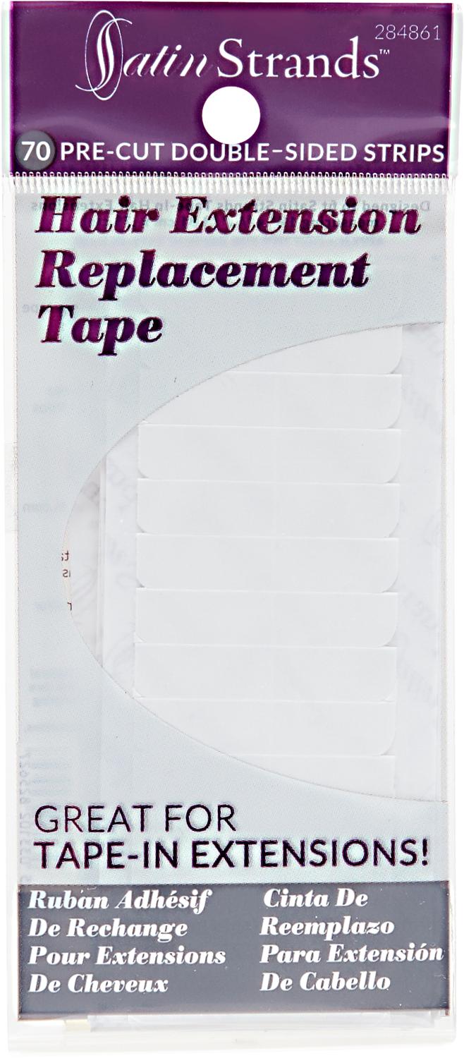 Satin Strands Hair Extension Replacement Tape Strips