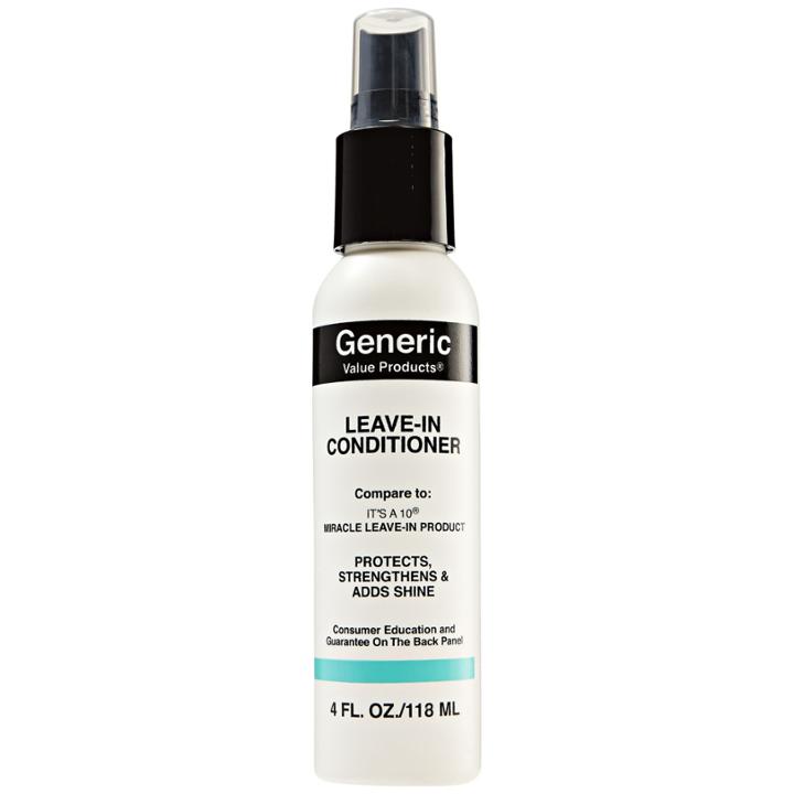 Generic Value Products Leave In Conditioner Compare To Its A 10 Miracle Leave In