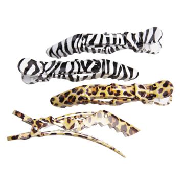 Colortrak Safari Print Croc Clips