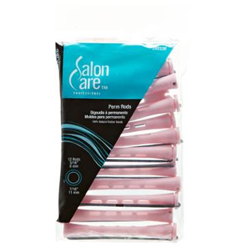 Salon Care Pink Long Curved Perm Rods