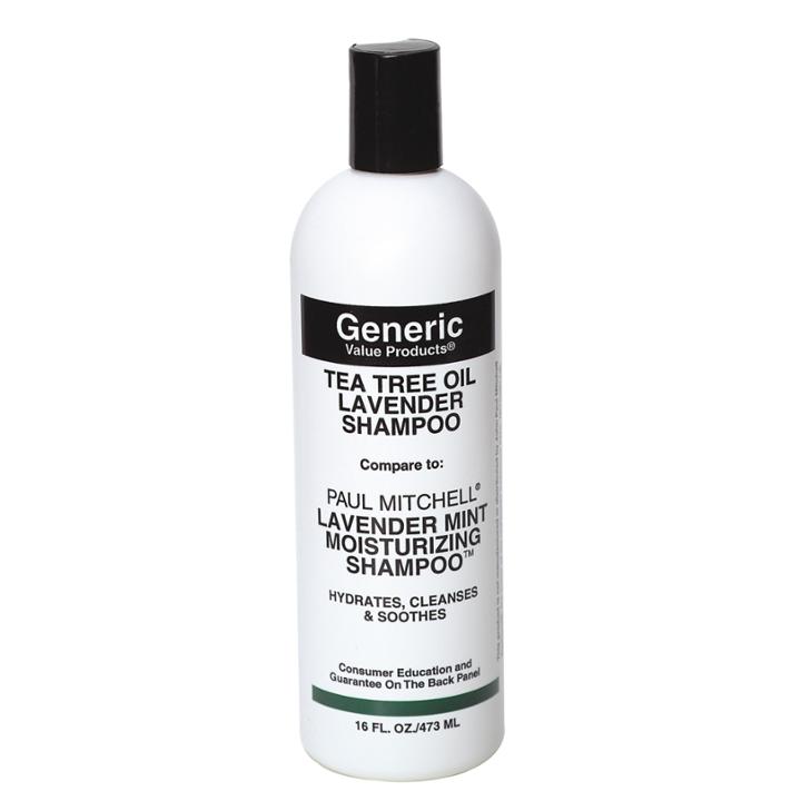 Generic Value Products Tea Tree Oil Lavender Shampoo Compare To Paul Mitchell Lavender Mint Moisturizing Shampoo