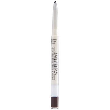 Real Colors Hydra Brows Pencil And Wax Black Brown
