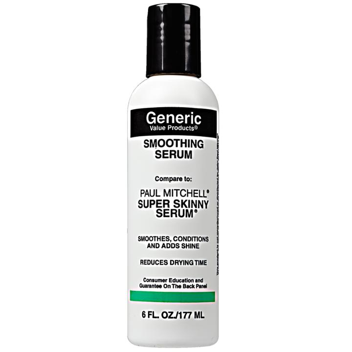 Generic Value Products Smoothing Serum Compare To Paul Mitchell Super Skinny Serum