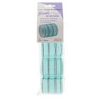Conair Professional Aqua And Silver 2 Inch Gentle Style Self Grip Rollers 4 Pack