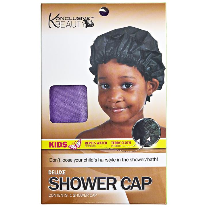 Konclusive Beauty Deluxe Kids Shower Cap