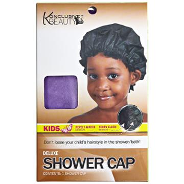 Konclusive Beauty Deluxe Kids Shower Cap