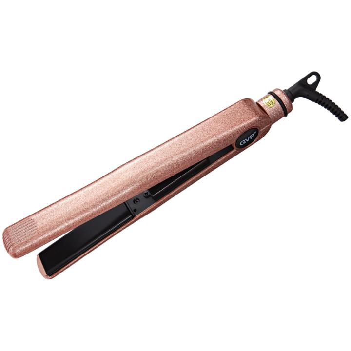 Generic Value Products Gvp Ceramic Flat Iron Rose Gold Glitter