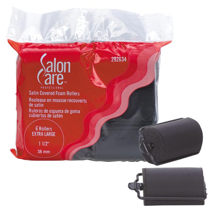 Salon Care Satin Foam Roller 1 1/2 Inch