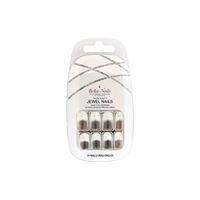 Bella Nails Glitter & Jewel Tip Press On Nails