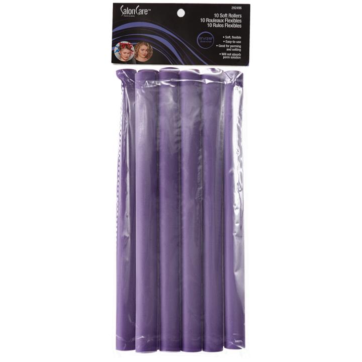Salon Care Soft Rollers 10 Pack 7/8 Inch