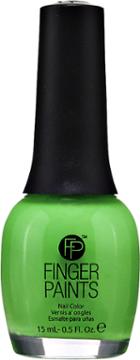 Fingerpaints Nail Color Silkscreen Green Neon
