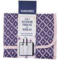 Sally Diamond Print Heat Resistant Storage Case & Thermal Mat