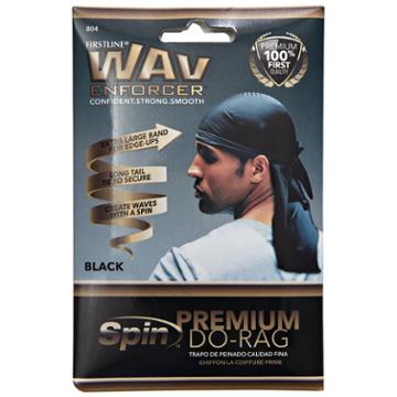 Wav Enforcer Extra Large Premium Black Do-rag