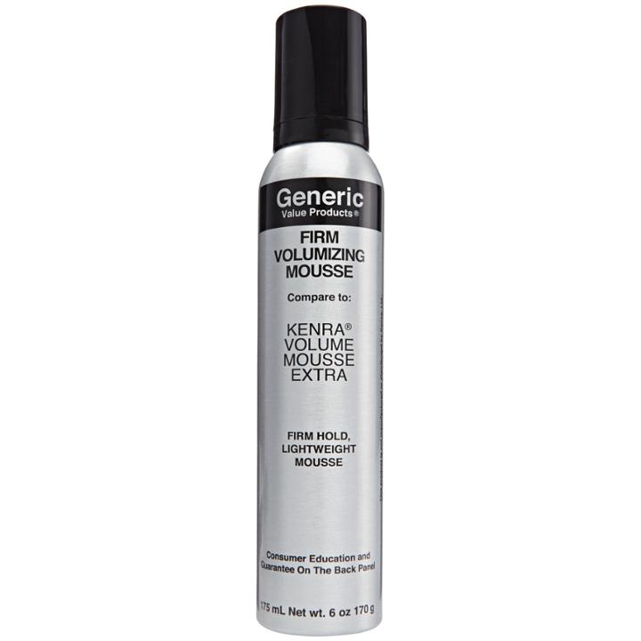 Generic Value Products Firm Volumizing Mousse Compare To Kenra Extra Volumizing Mousse Spray