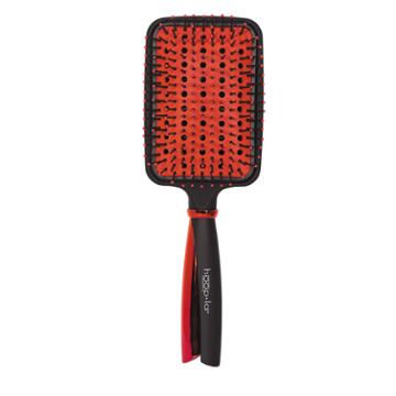 Hoopla Vented Cushion Paddle Brush Red