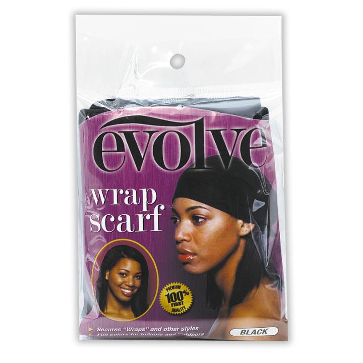 Evolve Wrap Scarf Black