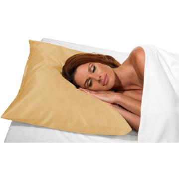 Betty Dain Beige Satin Pillow Case