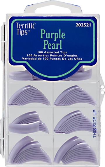 Terrific Tips Color Tips Purple Pearl