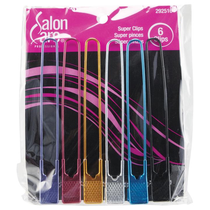 Salon Care Metal Super Clips