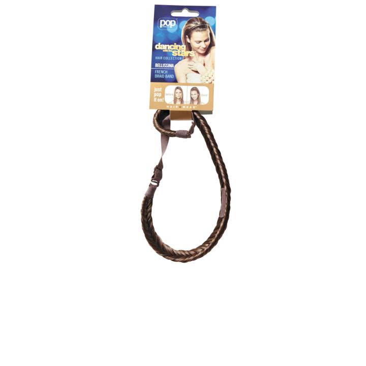 Dancing With The Stars Bellissima  Braided Headband Chestnut