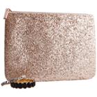 Glitz & Glam Sally Holiday Sparkle Clutch Rose Gold