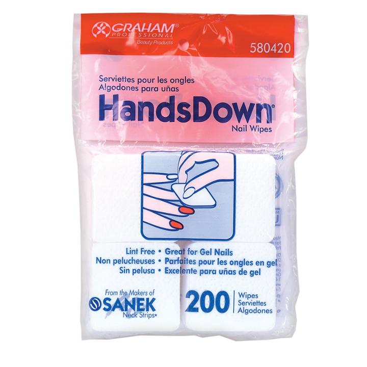 Graham Professional Beauty Hands Down Nail Wipes