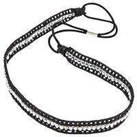 Dcnl Hair Accessories Black & Silver Headwrap