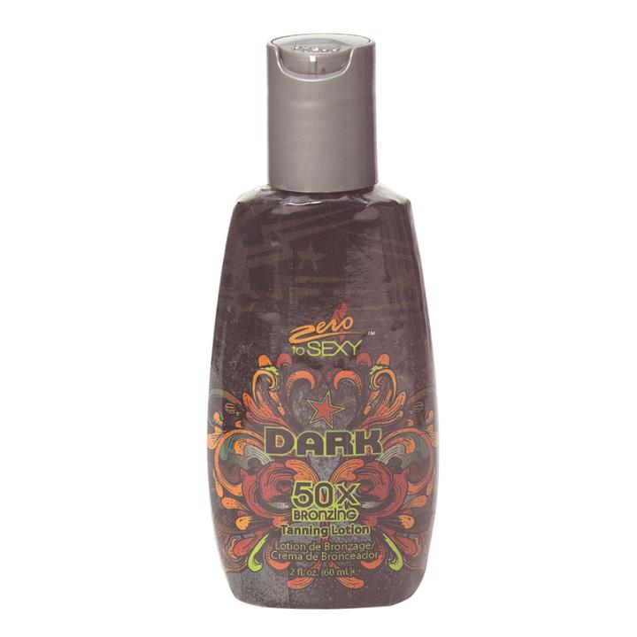 Zero To Sexy Dark Ultra Bronzing Tanning Lotion 2 Oz.