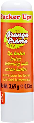 Pucker Ups Silkening Lip Balm Orange Cream
