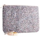 Glitz & Glam Sally Holiday Sparkle Clutch Multi-glitter