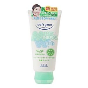 Kose Softymo Mineral Wash Wiih Acne Care   (130 G)