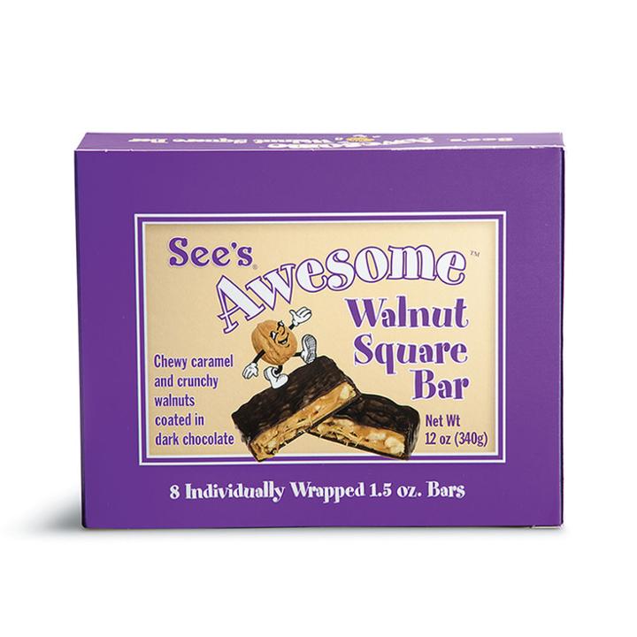 See's Candies See's Awesome&reg; Walnut Square Bars - 12oz