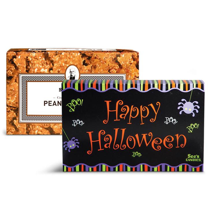 See's Candies Happy Halloween Peanut Brittle - 1 Lb 8 Oz