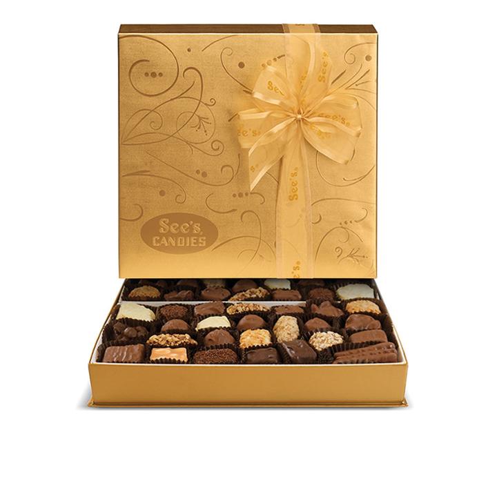 See's Candies Large Gold Fancy - 2lb
